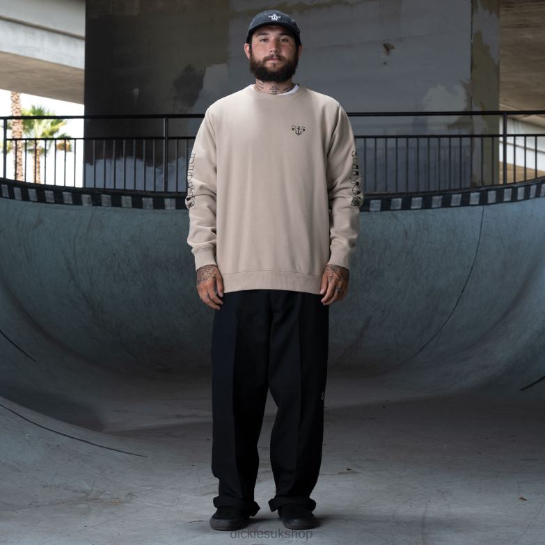Ronnie Sandoval Relaxed Fit Sweatshirt Men Dickies Desert Sand (DS) 88T841128 Apparel