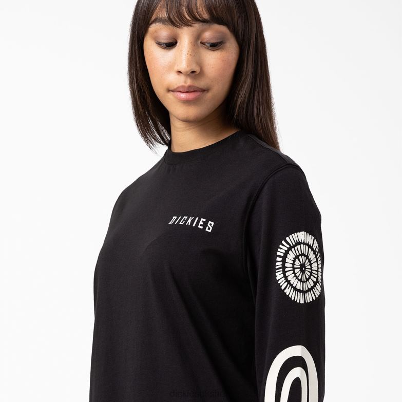 Falkville Long Sleeve T-Shirt Women Dickies Black (KBK) 88T842164 Apparel