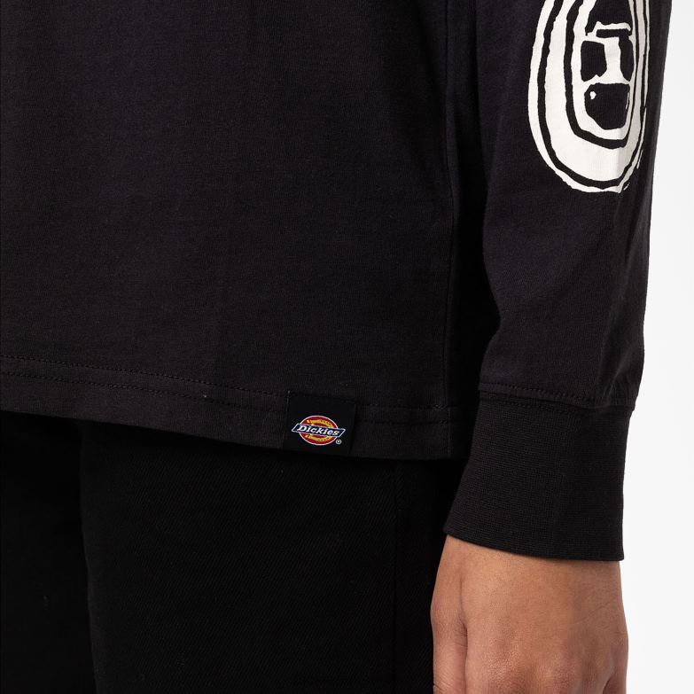 Falkville Long Sleeve T-Shirt Women Dickies Black (KBK) 88T842164 Apparel
