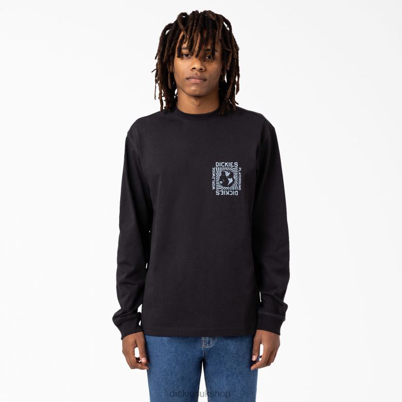 Marbury Long Sleeve T-Shirt Men Dickies Black (KBK) 88T84919 Apparel