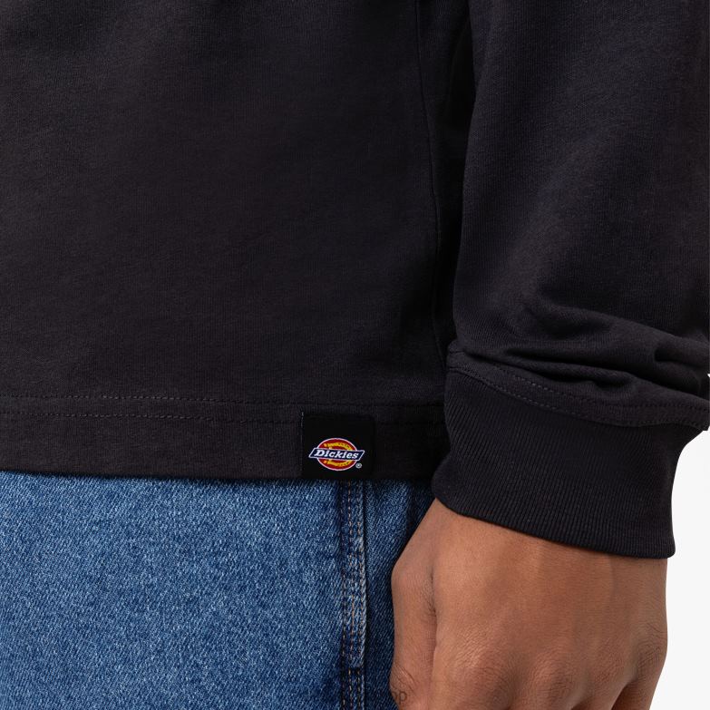 Marbury Long Sleeve T-Shirt Men Dickies Black (KBK) 88T84919 Apparel