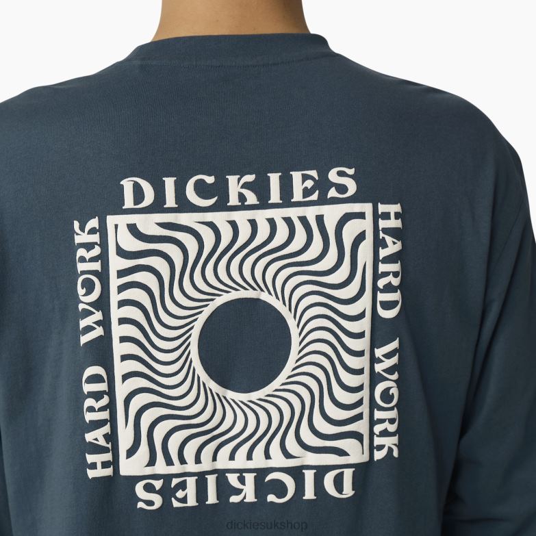Oatfield Long Sleeve T-Shirt Men Dickies Airforce Blue (AF) 88T84804 Apparel