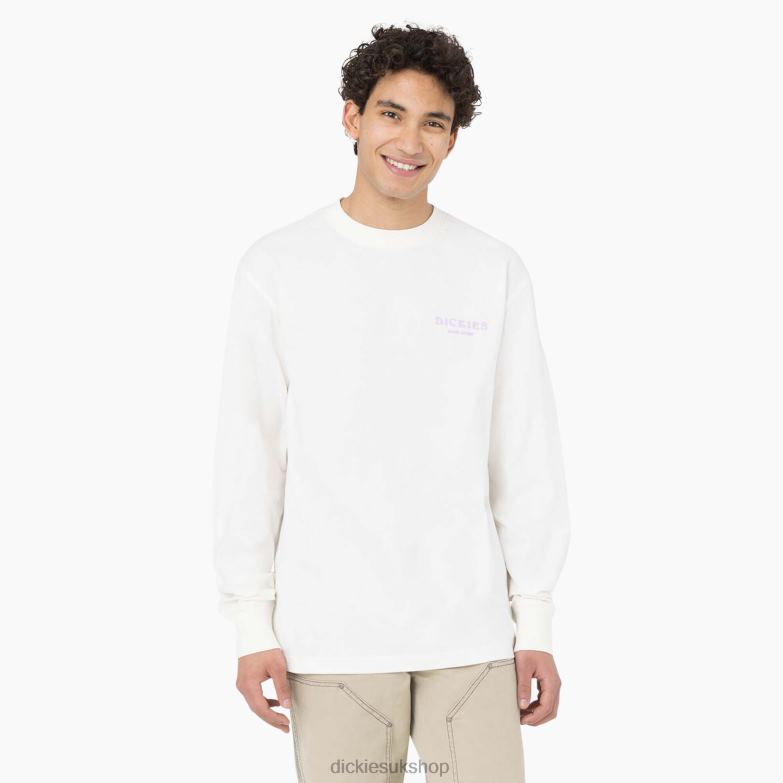 Oatfield Long Sleeve T-Shirt Men Dickies Cloud (CL9) 88T84805 Apparel
