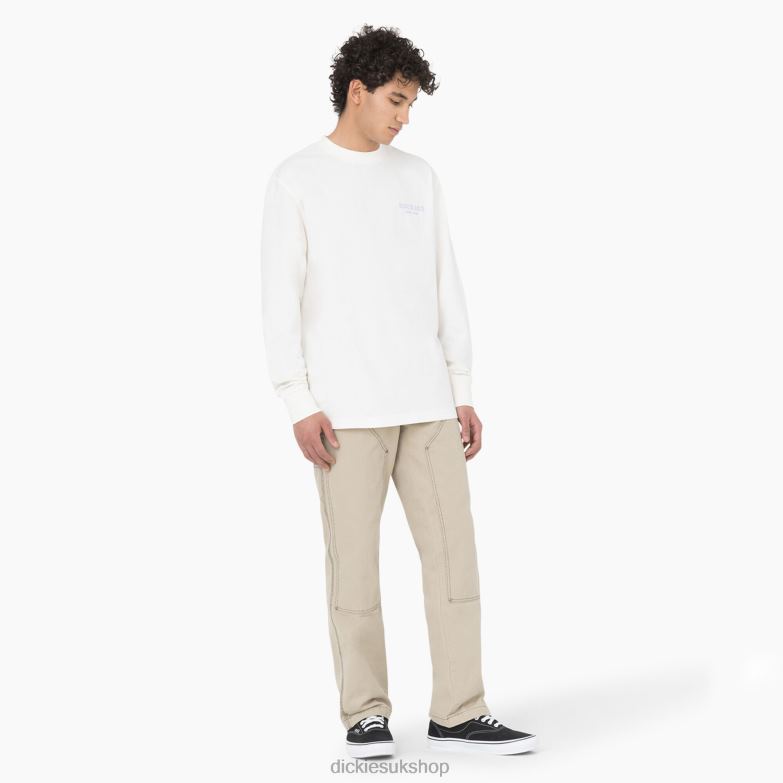 Oatfield Long Sleeve T-Shirt Men Dickies Cloud (CL9) 88T84805 Apparel