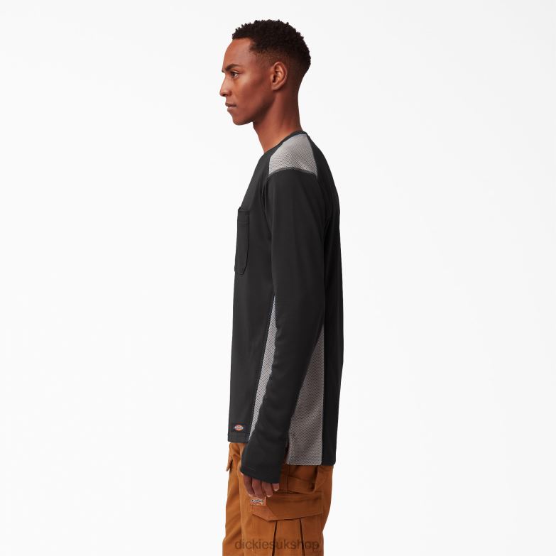 Temp-iQ 365 Long Sleeve T-Shirt Men Dickies Black (KBK) 88T84703 Apparel