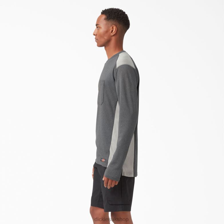 Temp-iQ 365 Long Sleeve T-Shirt Men Dickies Dark Gray Heather (GHF) 88T84702 Apparel