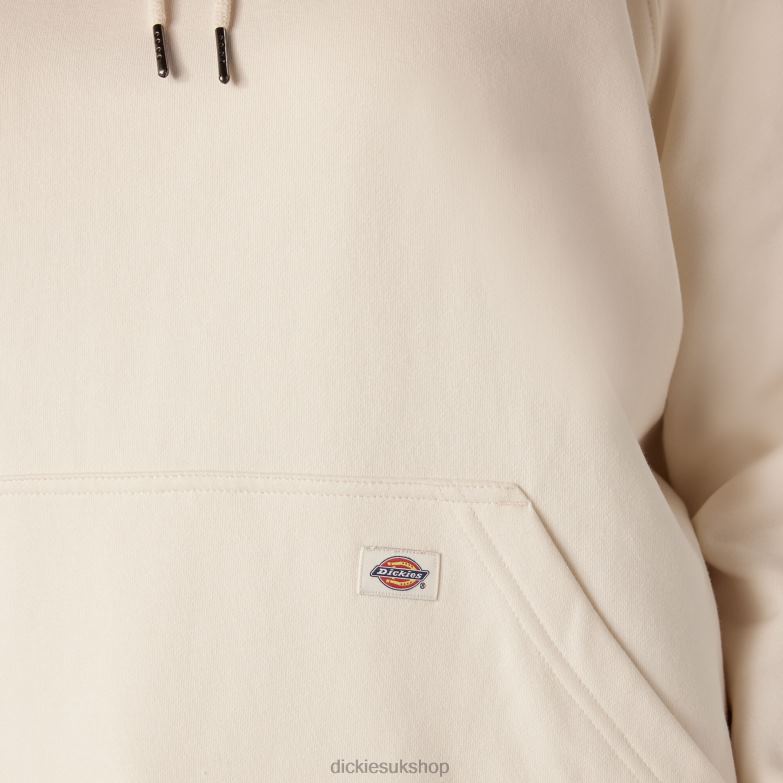 Plus Heavyweight Logo Sleeve Pullover Women Dickies Antique White (AW) 88T842341 Apparel