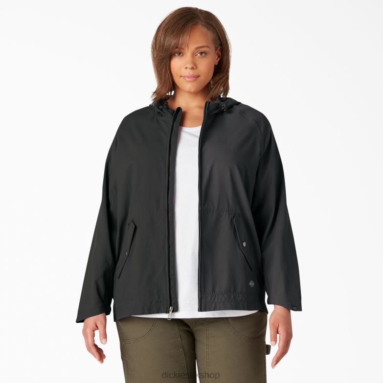 Plus Performance Hooded Jacket Women Dickies Black (BKX) 88T842327 Apparel