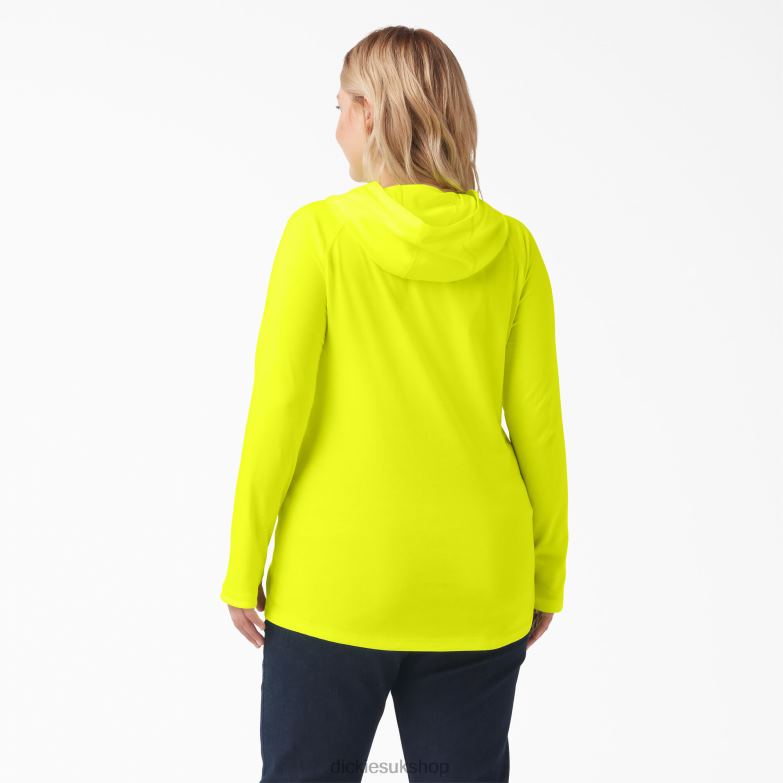 Plus Cooling Performance Sun Shirt Women Dickies Bright Yellow (BWD) 88T841642 Apparel