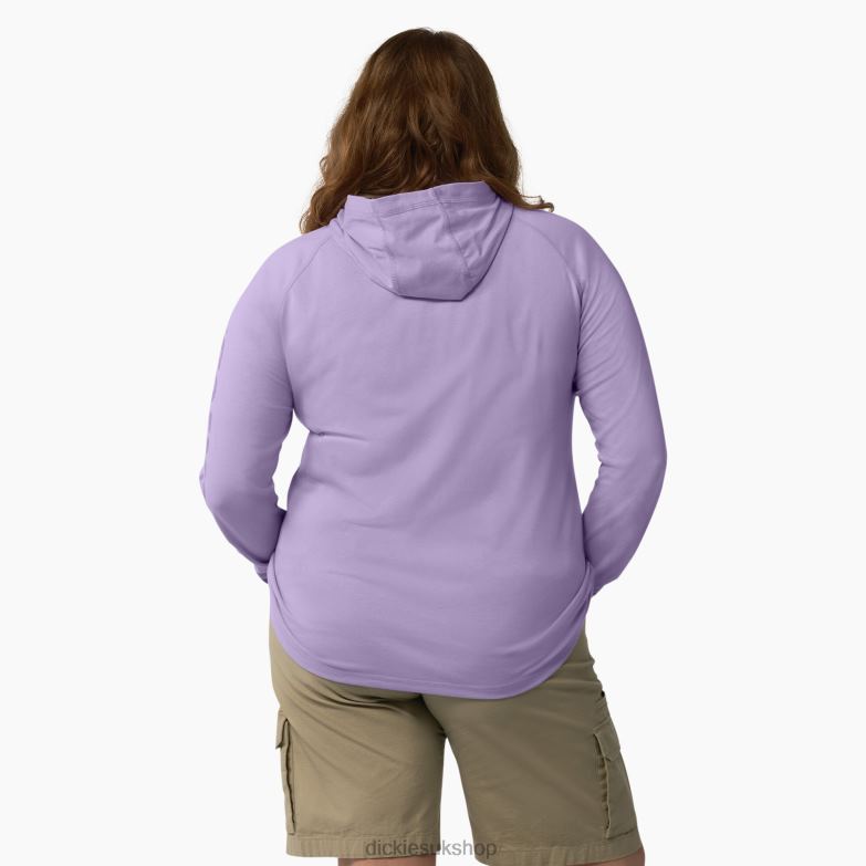 Plus Cooling Performance Sun Shirt Women Dickies Purple Rose (UR2) 88T841649 Apparel