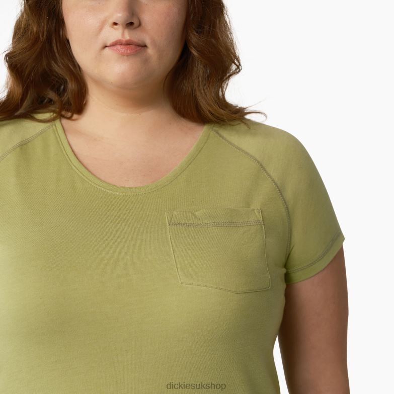 Plus Cooling Short Sleeve T-Shirt Women Dickies Fern Heather (F2H) 88T841591 Apparel