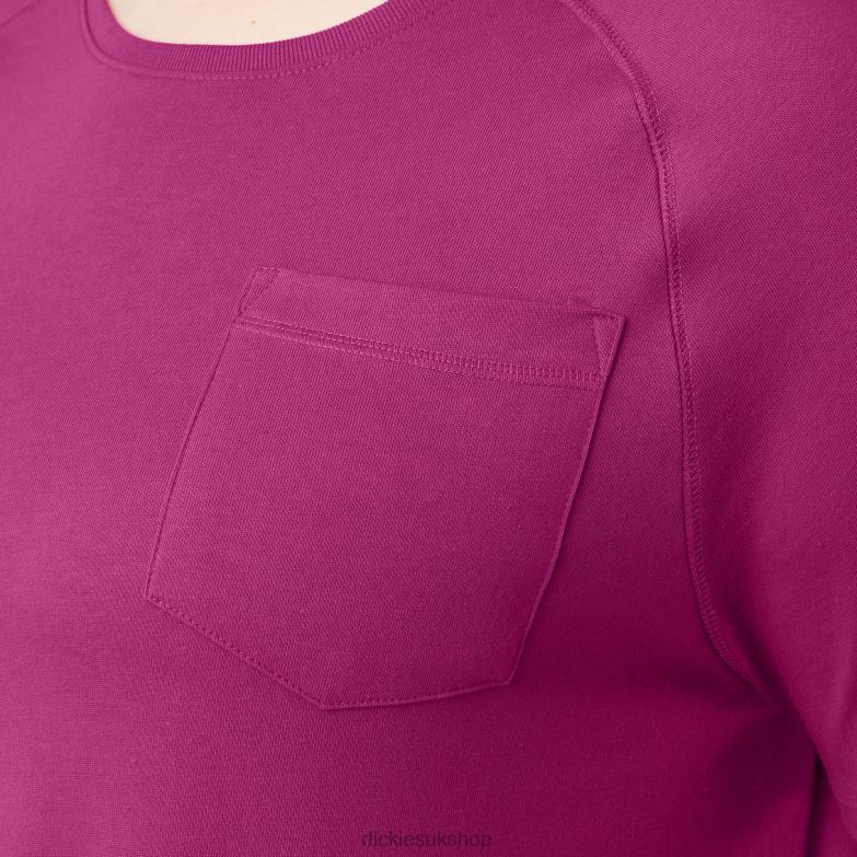 Plus Cooling Short Sleeve T-Shirt Women Dickies Festival Fuchsia (F2F) 88T841590 Apparel