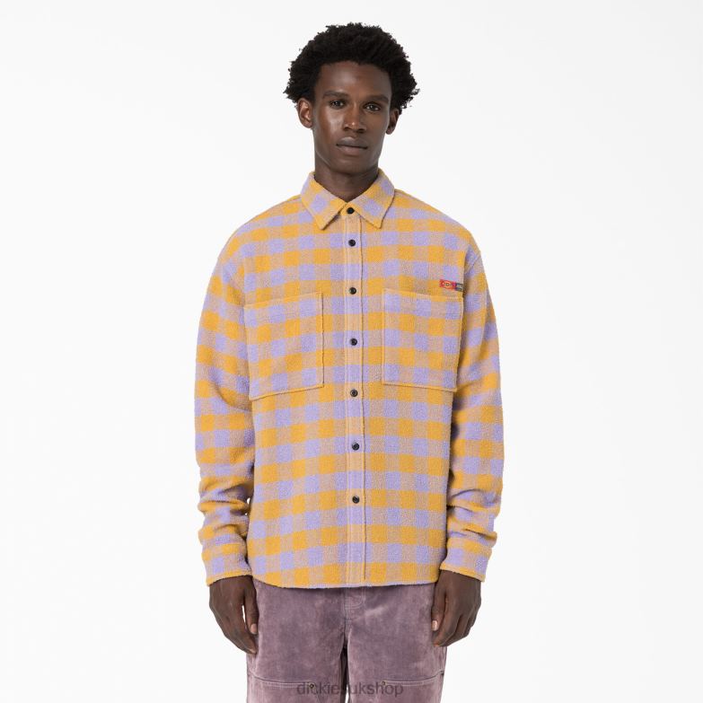 Opening Ceremony Tweed Shirt Men Dickies Lilac (LC) 88T84938 Apparel