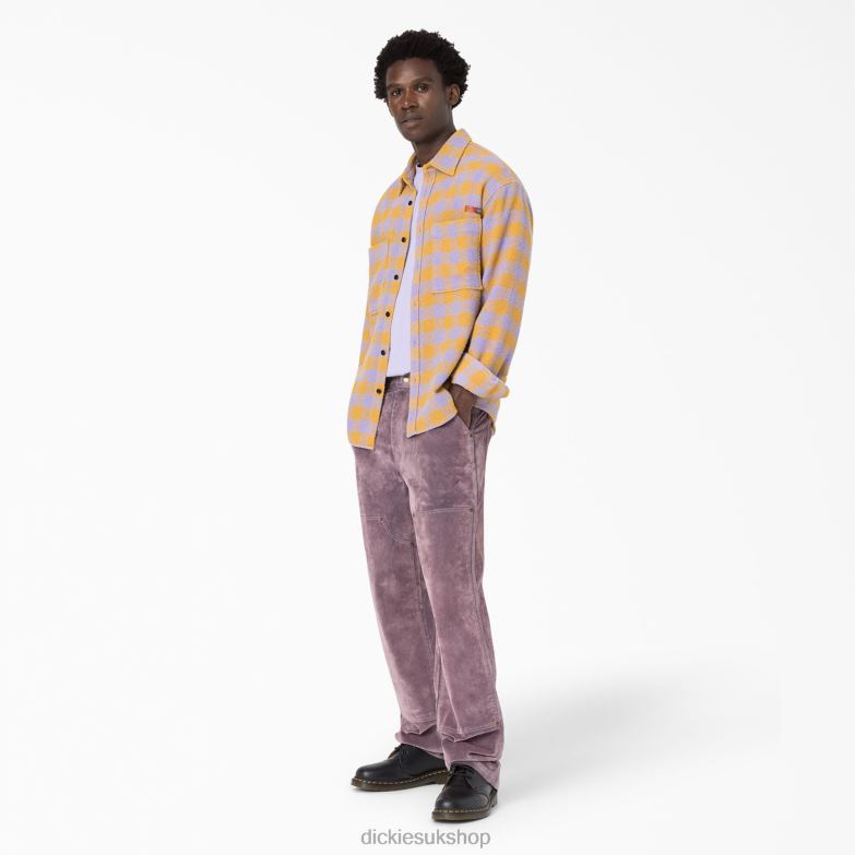 Opening Ceremony Tweed Shirt Men Dickies Lilac (LC) 88T84938 Apparel