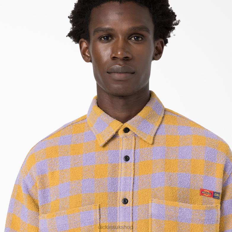 Opening Ceremony Tweed Shirt Men Dickies Lilac (LC) 88T84938 Apparel