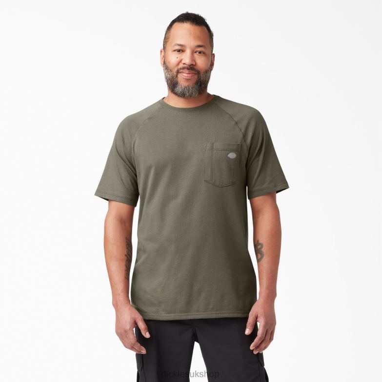 Cooling Short Sleeve T-Shirt Men Dickies Mushroom (MR1) 88T84549 Apparel