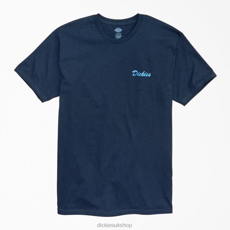 Feel Better On The Job Graphic T-Shirt Men Dickies Dark Navy (DN) 88T84858 Apparel