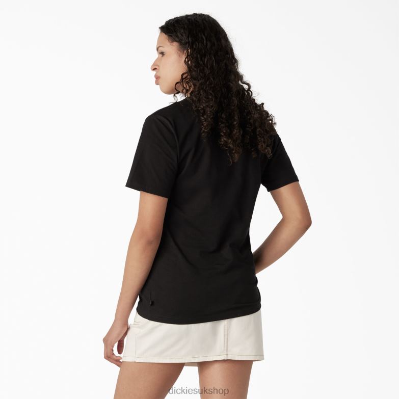 Graphic Band T-Shirt Women Dickies Black (KBK) 88T842212 Apparel