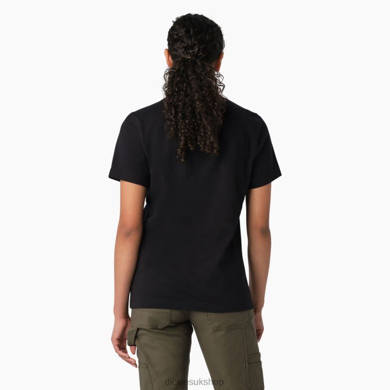Heavyweight Logo T-Shirt Women Dickies Black (KBK) 88T842108 Apparel