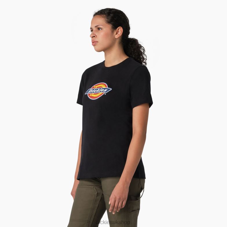 Heavyweight Logo T-Shirt Women Dickies Black (KBK) 88T842108 Apparel