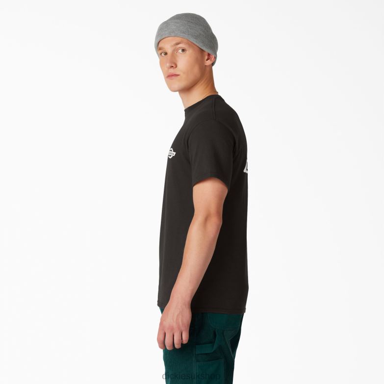 Heritage Graphic T-Shirt Men Dickies Black (BK) 88T84903 Apparel