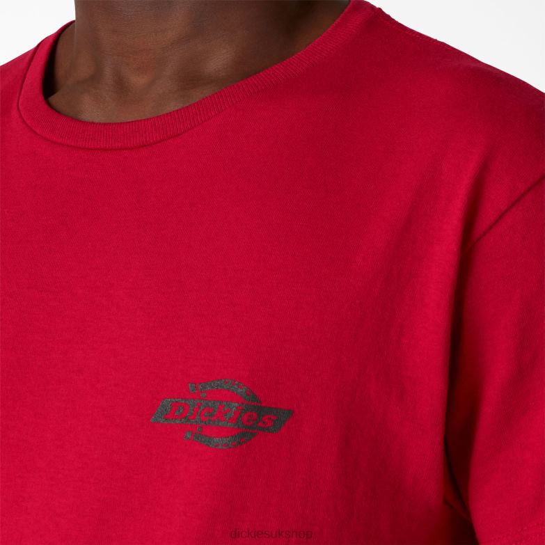 Heritage Graphic T-Shirt Men Dickies Cardinal (IC) 88T84904 Apparel