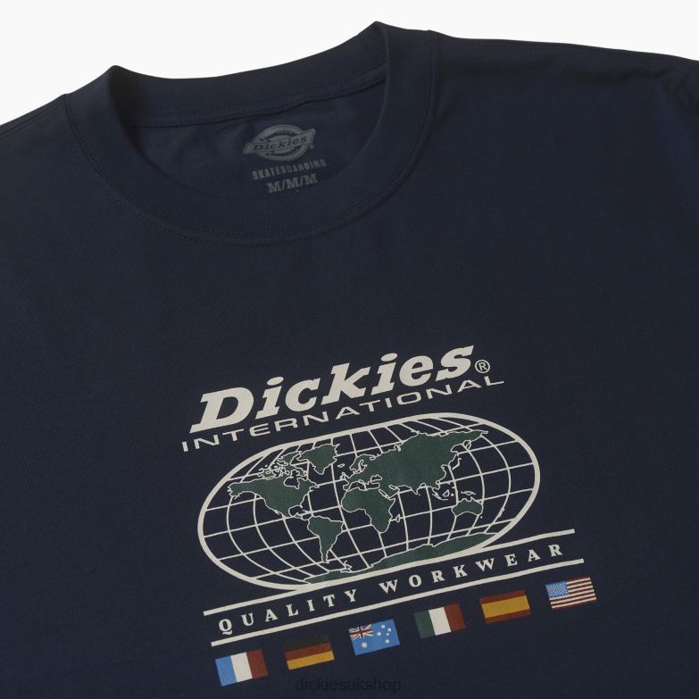 Jake Hayes Graphic T-Shirt Men Dickies Ink Navy (IK) 88T84648 Apparel