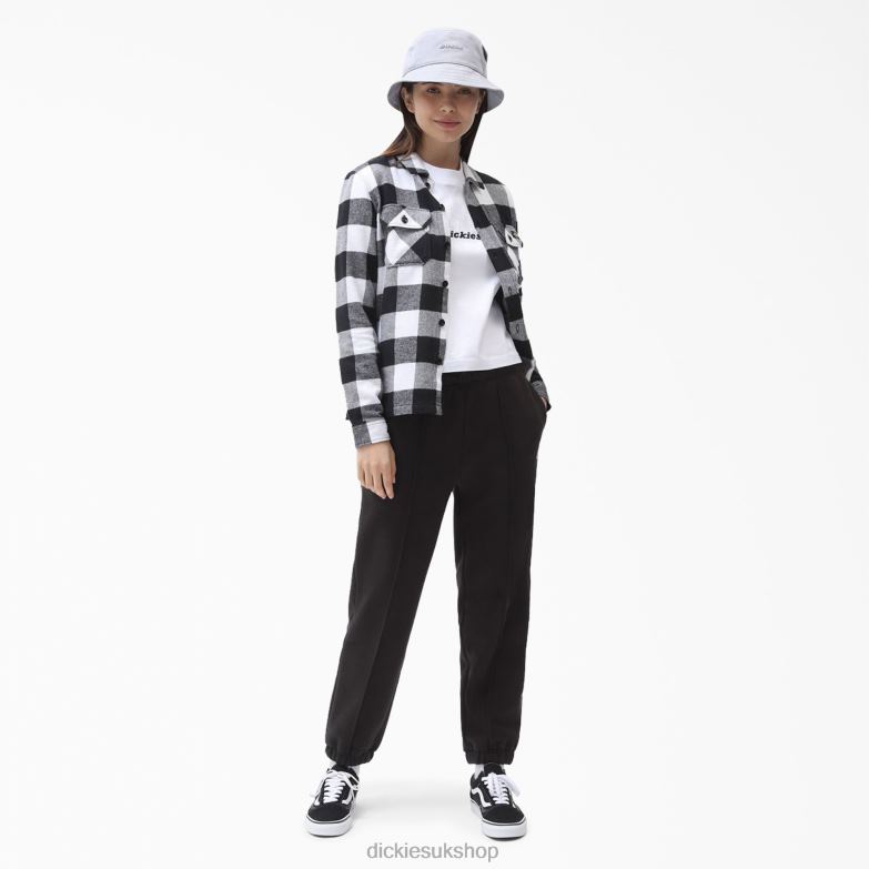 Loretto Cropped T-Shirt Women Dickies White (WH) 88T842180 Apparel