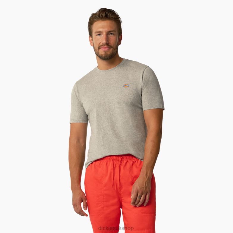 Mapleton Short Sleeve T-Shirt Men Dickies Heather Gray (HG) 88T84819 Apparel
