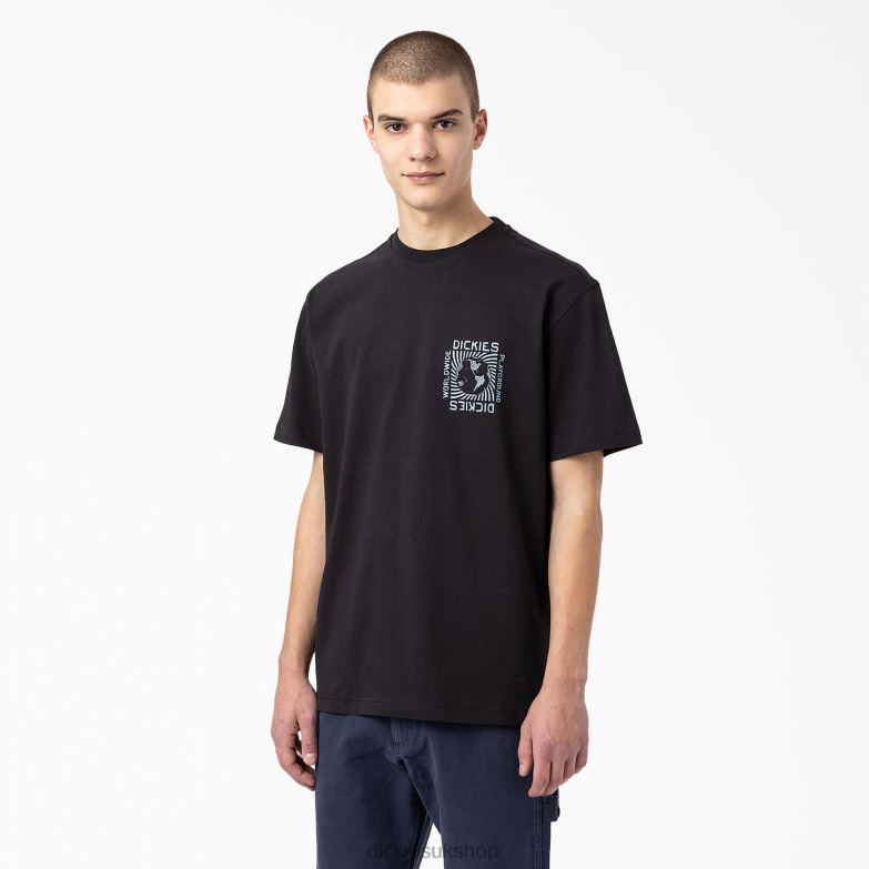 Marbury Short Sleeve T-Shirt Men Dickies Black (BK) 88T84800 Apparel
