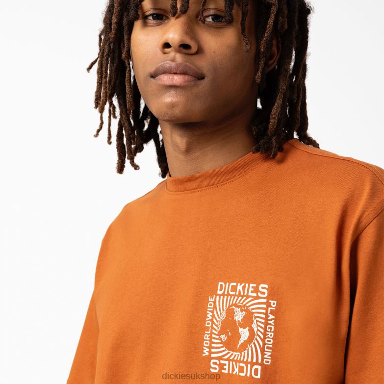 Marbury Short Sleeve T-Shirt Men Dickies Gingerbread Brown (IE) 88T84801 Apparel