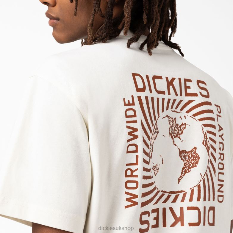 Marbury Short Sleeve T-Shirt Men Dickies White (WH) 88T84803 Apparel
