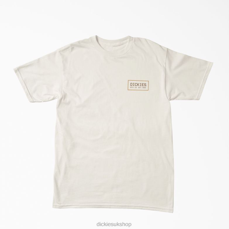 Mfg. Box Logo Graphic T-Shirt Men Dickies White (WH) 88T84787 Apparel