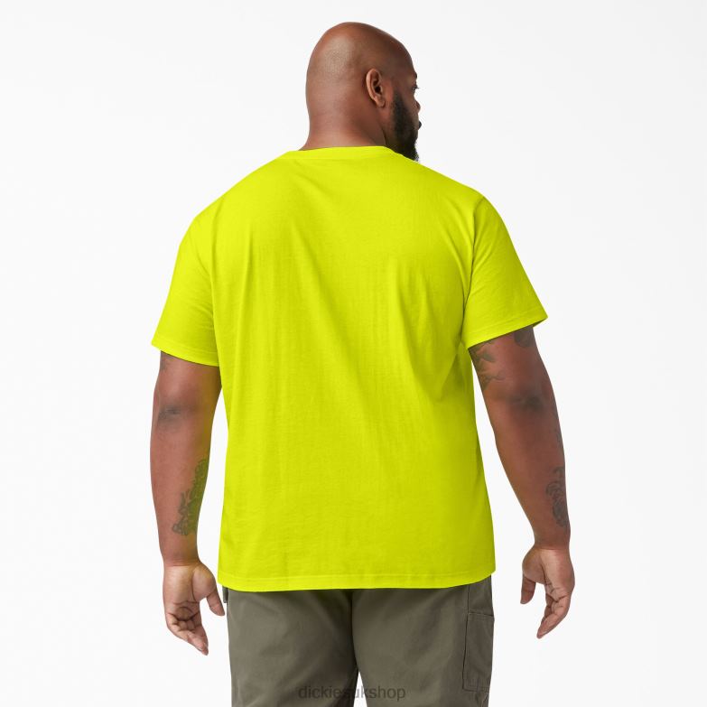 Neon Short Sleeve Heavyweight T-Shirt Men Dickies Bright Yellow (BWD) 88T84571 Apparel