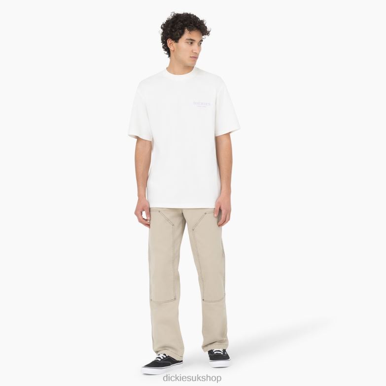 Oatfield Short Sleeve T-Shirt Men Dickies Cloud (CL9) 88T84755 Apparel