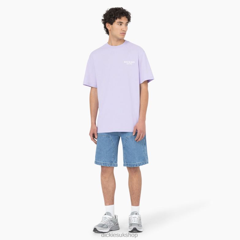 Oatfield Short Sleeve T-Shirt Men Dickies Purple Rose (UR2) 88T84756 Apparel