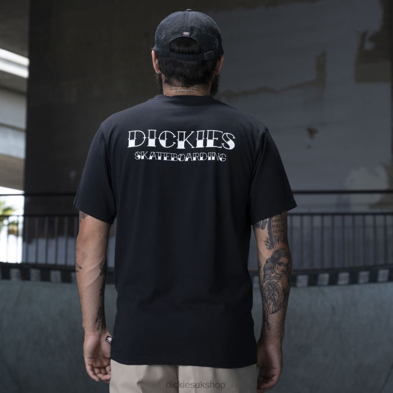 Ronnie Sandoval Americana Graphic T-Shirt Men Dickies Black (KBK) 88T84817 Apparel