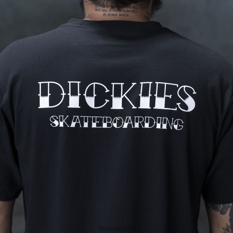Ronnie Sandoval Americana Graphic T-Shirt Men Dickies Black (KBK) 88T84817 Apparel