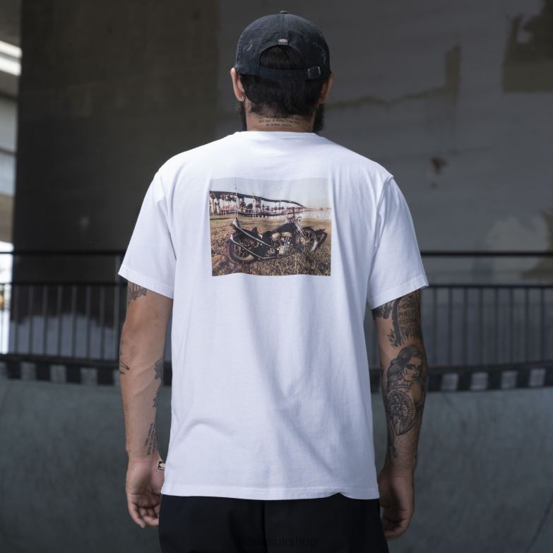 Ronnie Sandoval Photo T-Shirt Men Dickies White (WH) 88T84794 Apparel