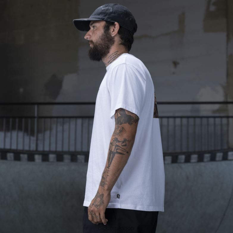 Ronnie Sandoval Photo T-Shirt Men Dickies White (WH) 88T84794 Apparel