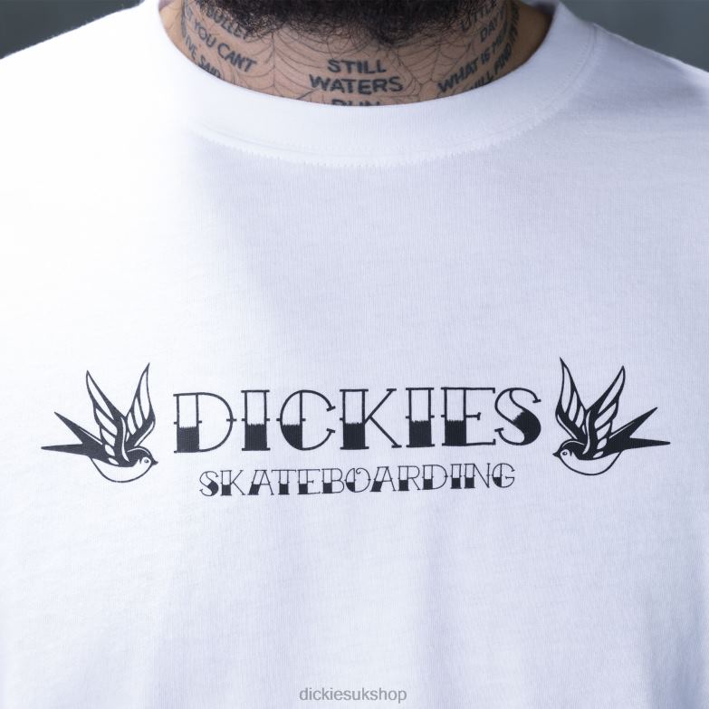 Ronnie Sandoval Photo T-Shirt Men Dickies White (WH) 88T84794 Apparel