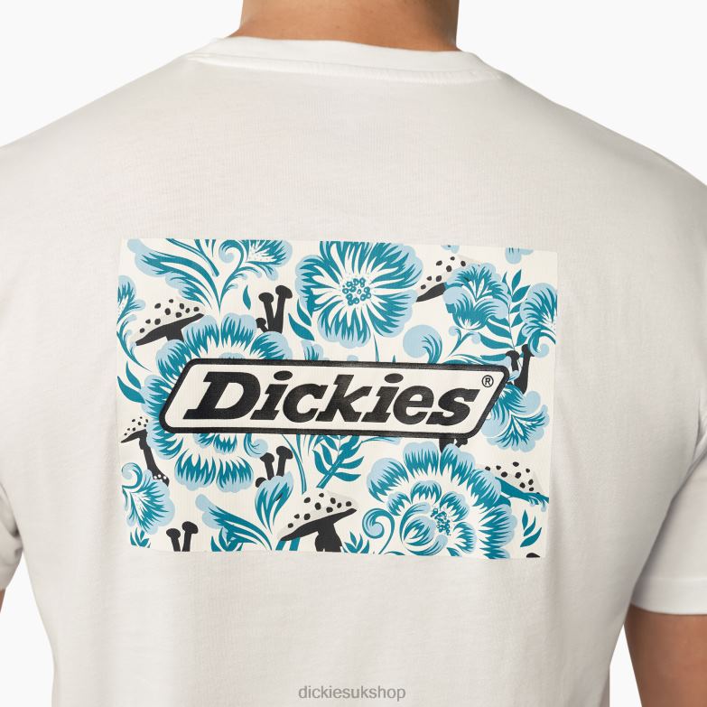 Roseburg Short Sleeve T-Shirt Men Dickies White (WH) 88T84584 Apparel