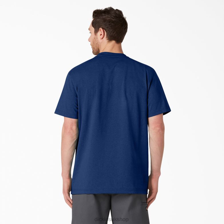 Short Sleeve Heavyweight Heathered T-Shirt Men Dickies Limoges Single Dye Heather (OIH) 88T84534 Apparel