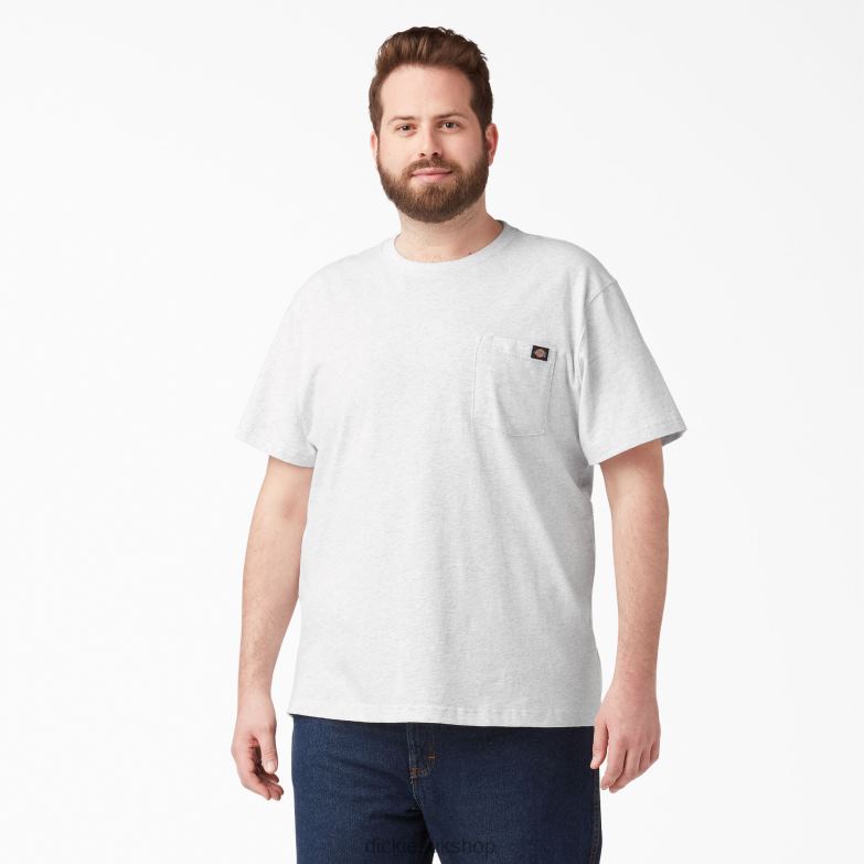 Short Sleeve Heavyweight T-Shirt Men Dickies Ash Gray (AG) 88T84504 Apparel