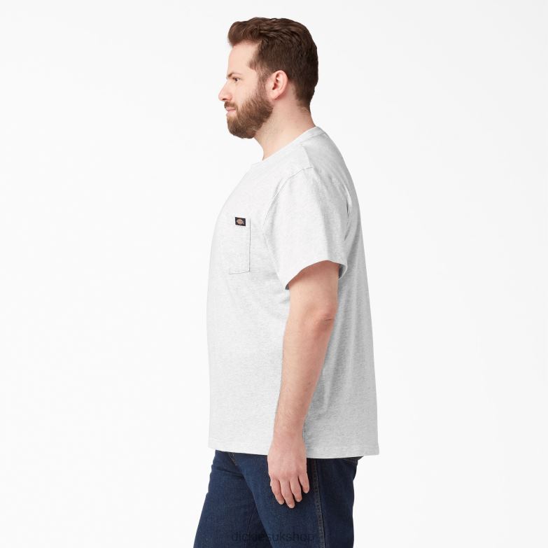 Short Sleeve Heavyweight T-Shirt Men Dickies Ash Gray (AG) 88T84504 Apparel