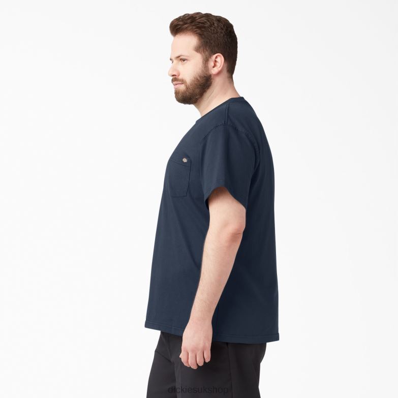 Short Sleeve Heavyweight T-Shirt Men Dickies Dark Navy (DN) 88T84513 Apparel