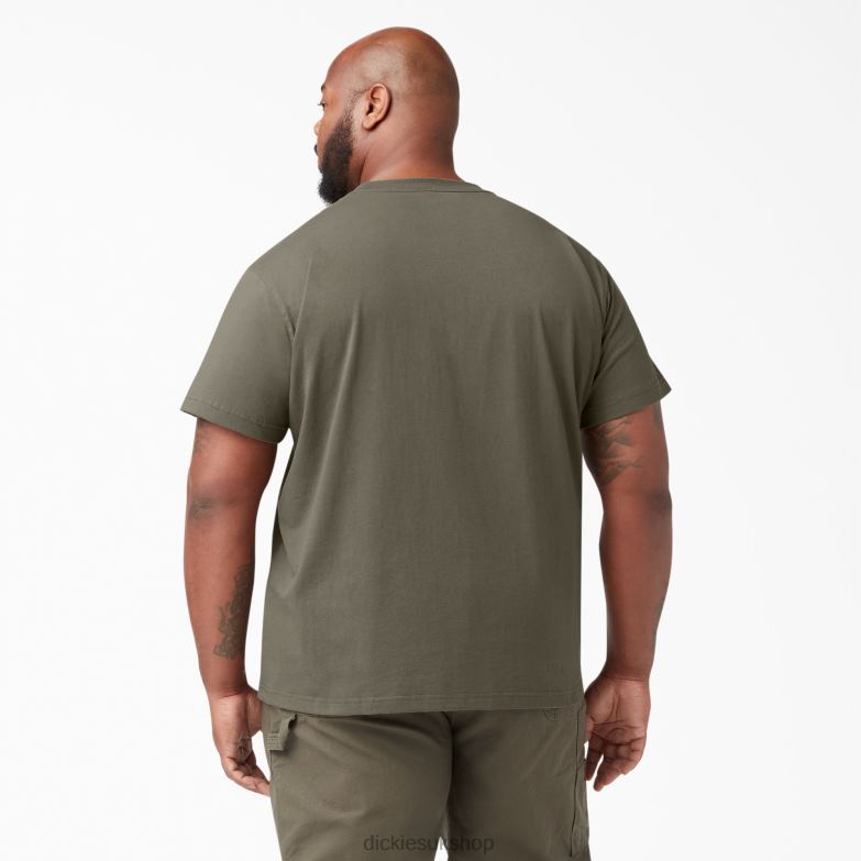 Short Sleeve Heavyweight T-Shirt Men Dickies Mushroom (MR1) 88T84520 Apparel