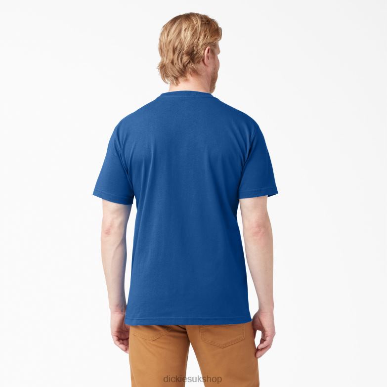 Short Sleeve Heavyweight T-Shirt Men Dickies Royal Blue (RB) 88T84522 Apparel