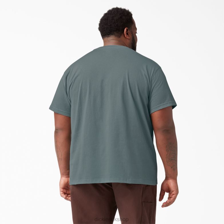 Short Sleeve Heavyweight T-Shirt Men Dickies Smoke Blue (BM) 88T84507 Apparel