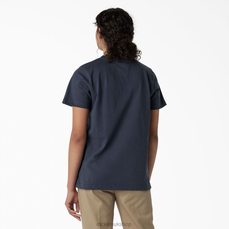 Short Sleeve Heavyweight T-Shirt Women Dickies Airforce Blue (AF) 88T841952 Apparel